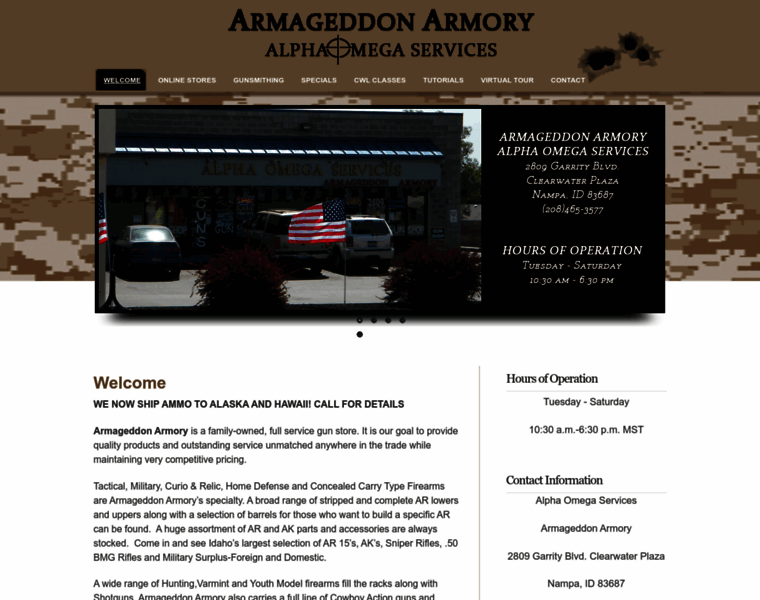 Armageddonarmory.com thumbnail