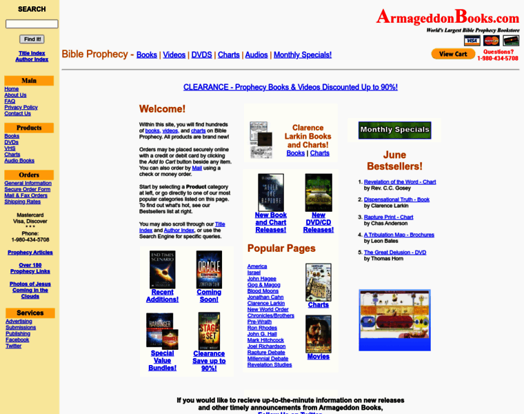 Armageddonbooks.com thumbnail