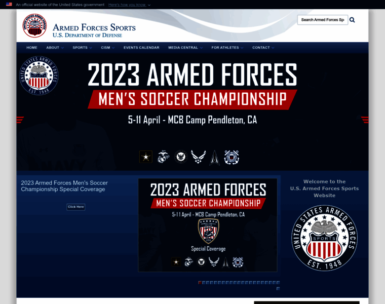 Armedforcessports.defense.gov thumbnail