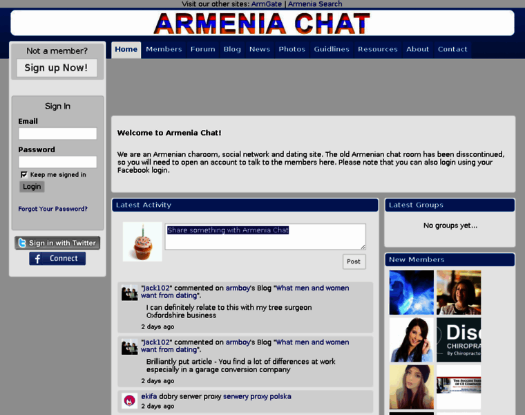 Armeniachat.com thumbnail