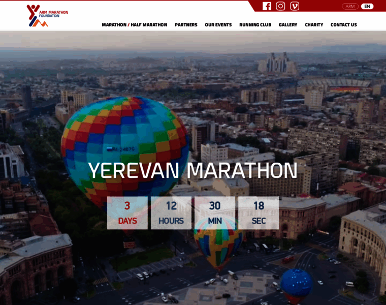 Armeniamarathon.org thumbnail