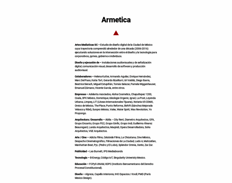 Armetica.com thumbnail