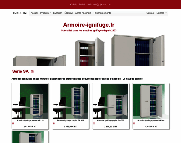 Armoire-ignifuge.fr thumbnail