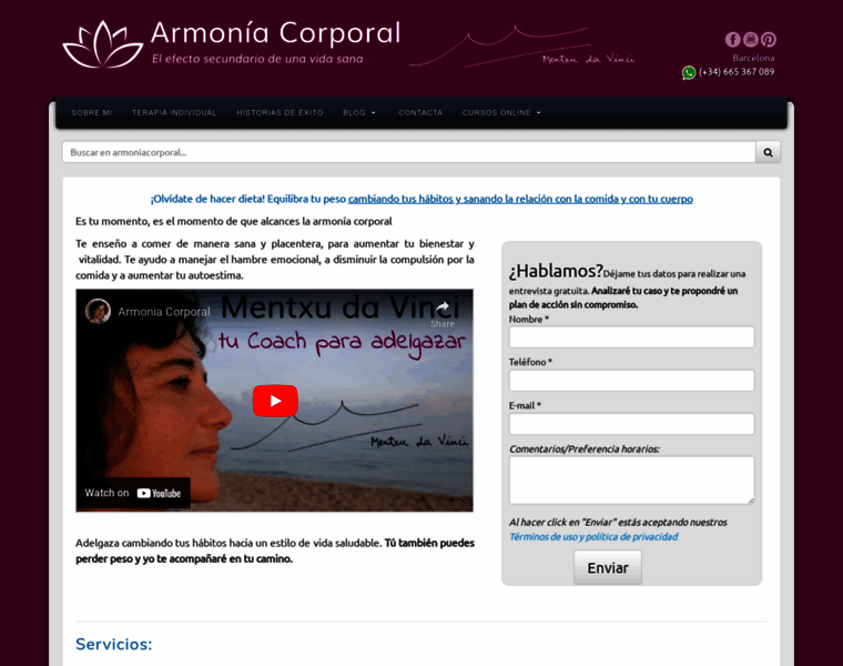 Armoniacorporal.es thumbnail