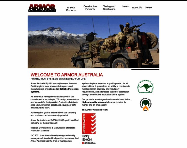 Armoraustralia.com thumbnail