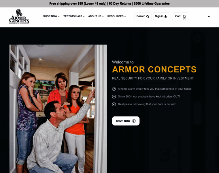 Armorconcepts.com thumbnail
