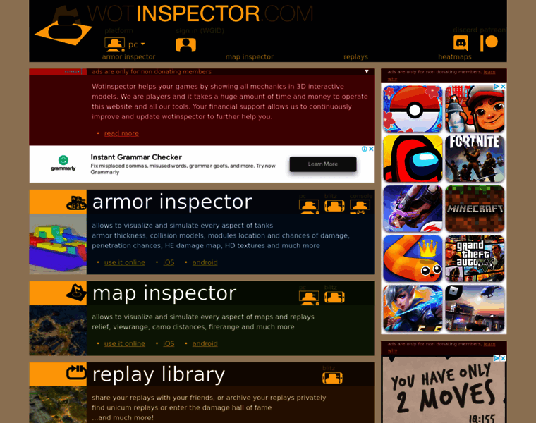 Armorinspector.com thumbnail