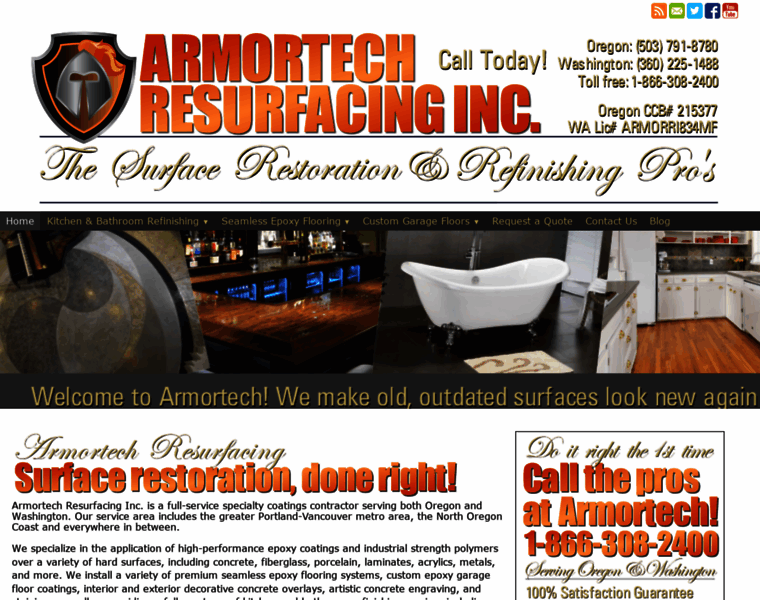 Armortechresurfacing.com thumbnail