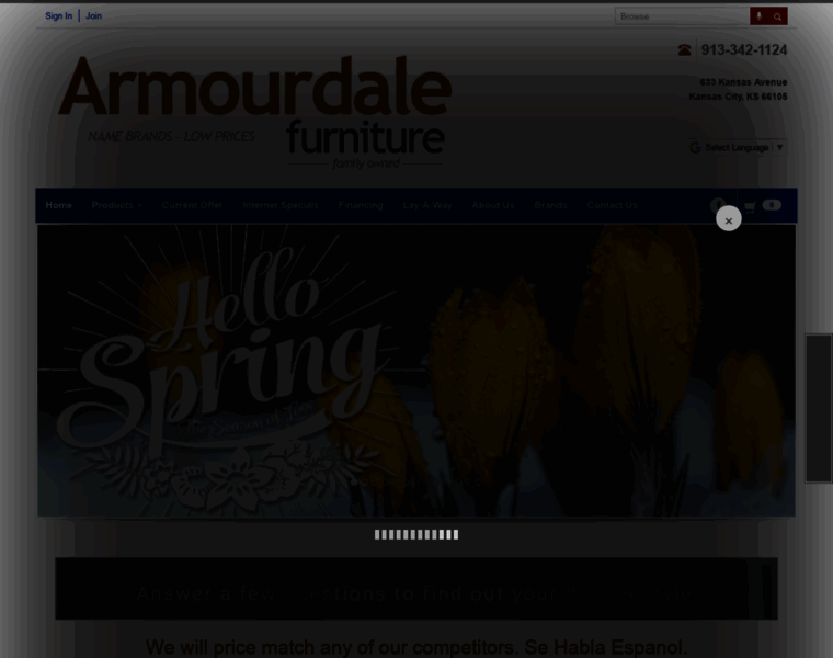 Armourdalefurniture.com thumbnail