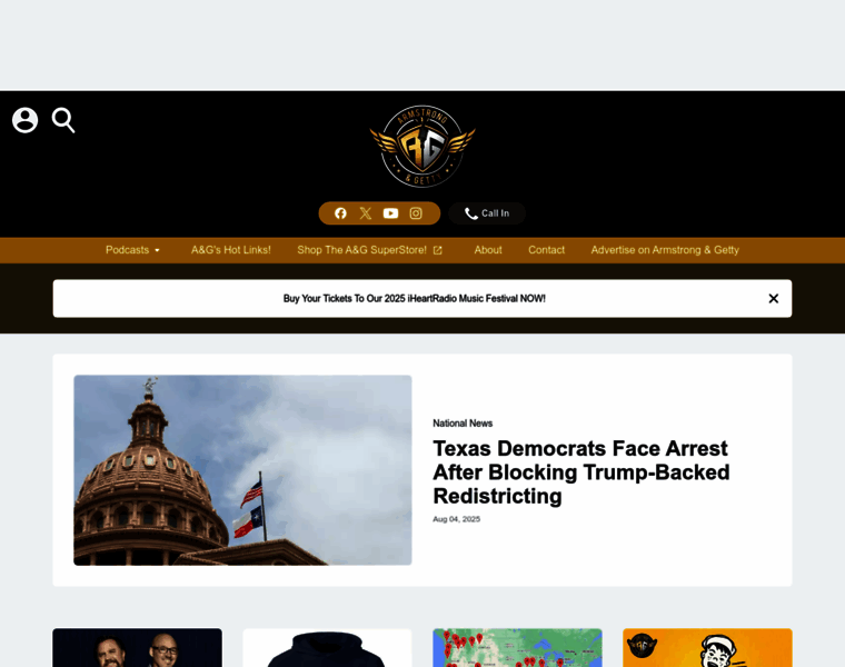 Armstrongandgettyradio.com thumbnail Armstrongandgettyradio.com thumbnail