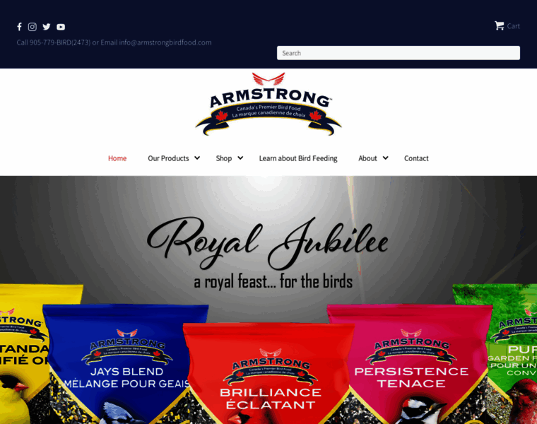 Armstrongbirdfood.com thumbnail