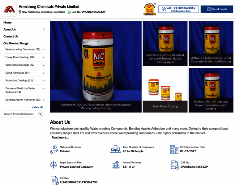 Armstrongchemicals.co.in thumbnail Armstrongchemicals.co.in thumbnail