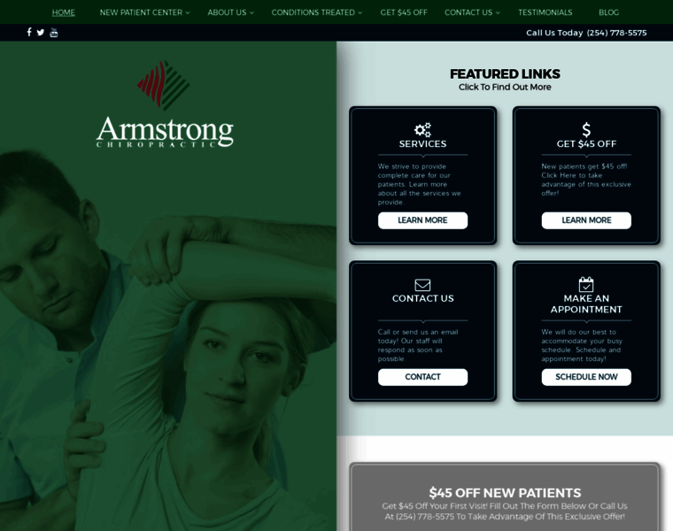 Armstrongchiropractic.com thumbnail