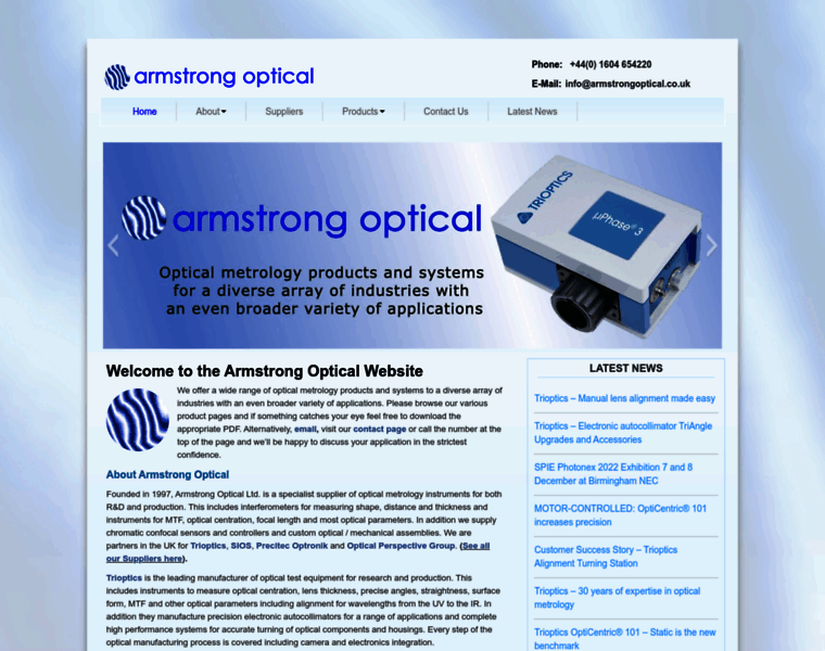 Armstrongoptical.co.uk thumbnail