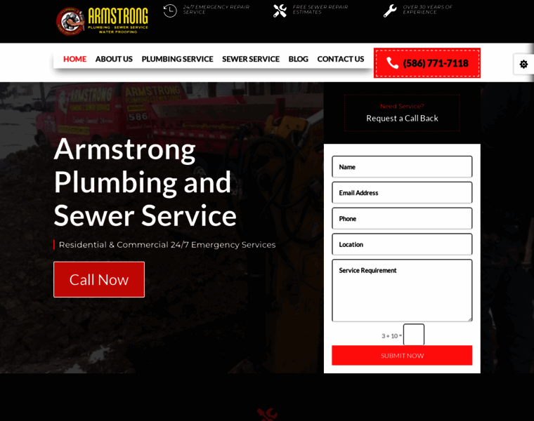 Armstrongplumbingsewer.com thumbnail