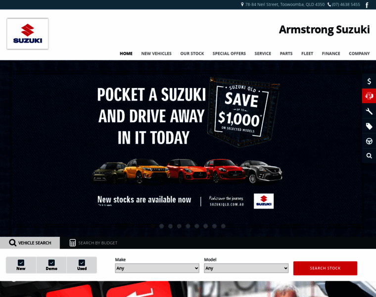 Armstrongsuzuki.com.au thumbnail
