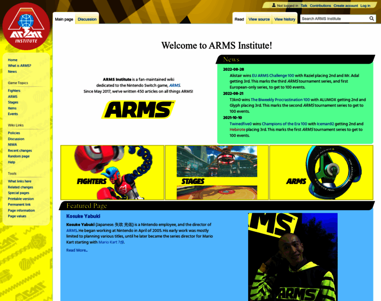 Armswiki.org thumbnail