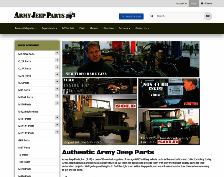 Armyjeepparts.net thumbnail