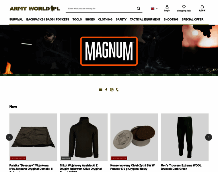 Armyworld.iai-shop.com thumbnail