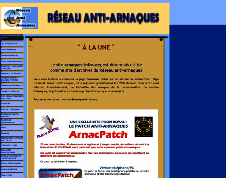 Arnaques-infos.org thumbnail