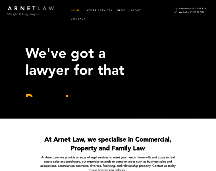 Arnetlaw.co.nz thumbnail