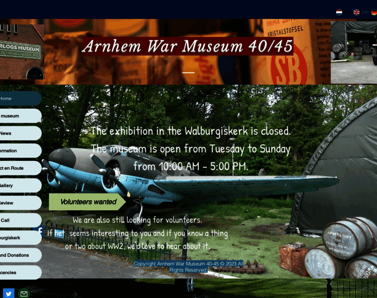 Arnhemsoorlogsmuseum.com thumbnail