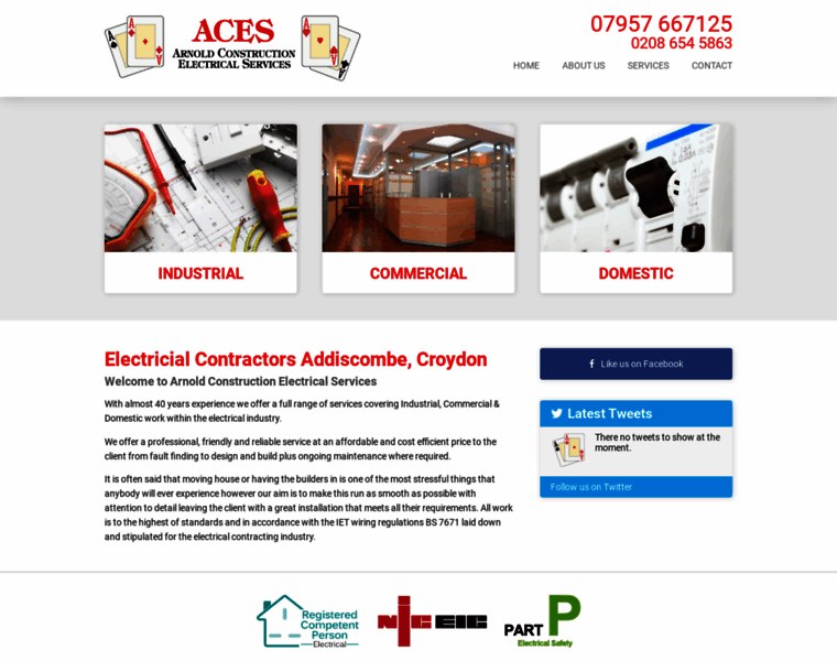 Arnoldconstructionelectricalservices.co.uk thumbnail