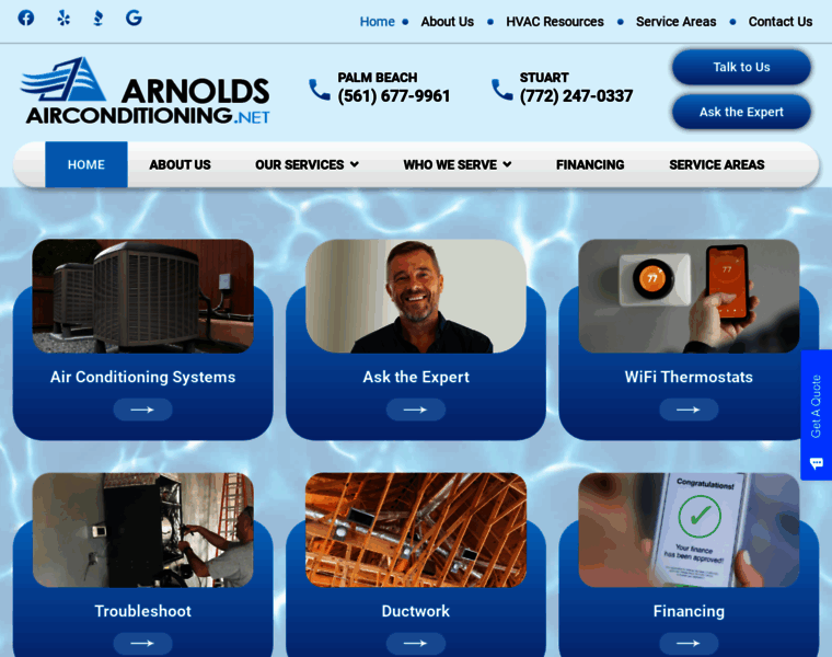 Arnoldsairconditioning.net thumbnail