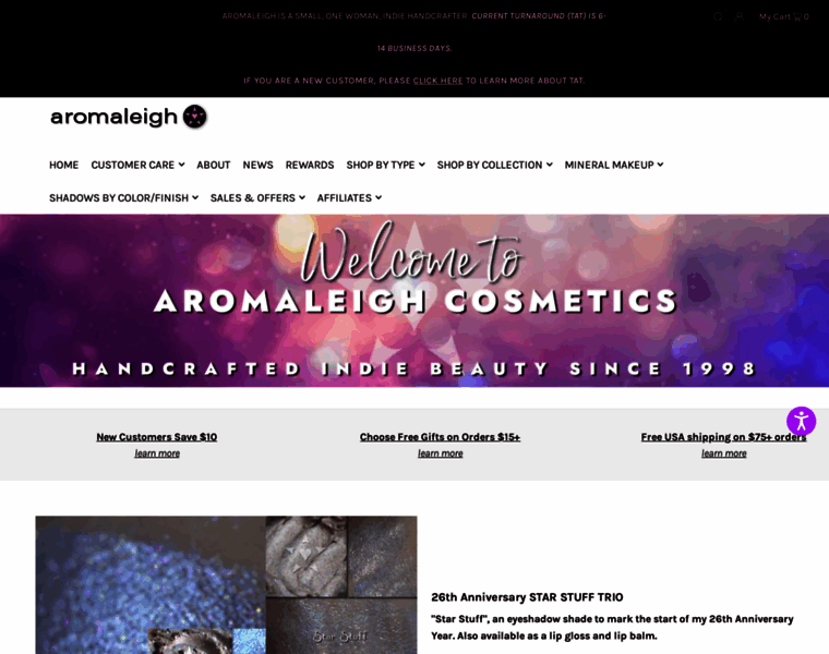 Aromaleighcosmetics.com thumbnail