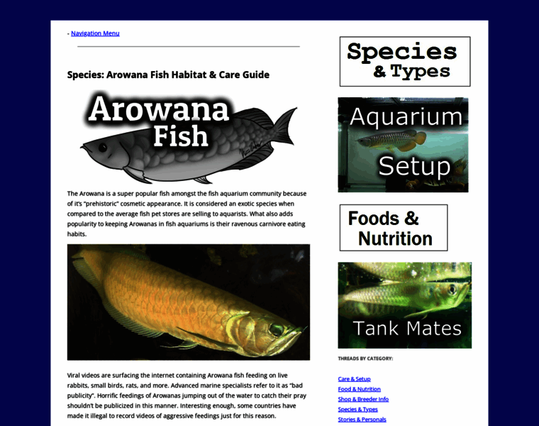 Arowana-fish.org thumbnail