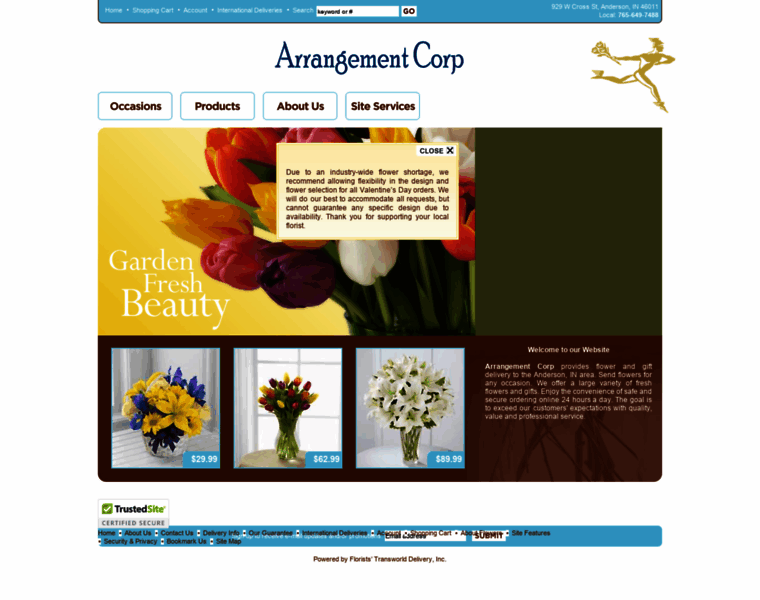 Arrangementflowers.com thumbnail