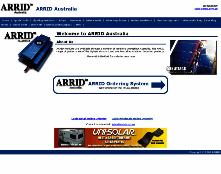 Arrid.com.au thumbnail