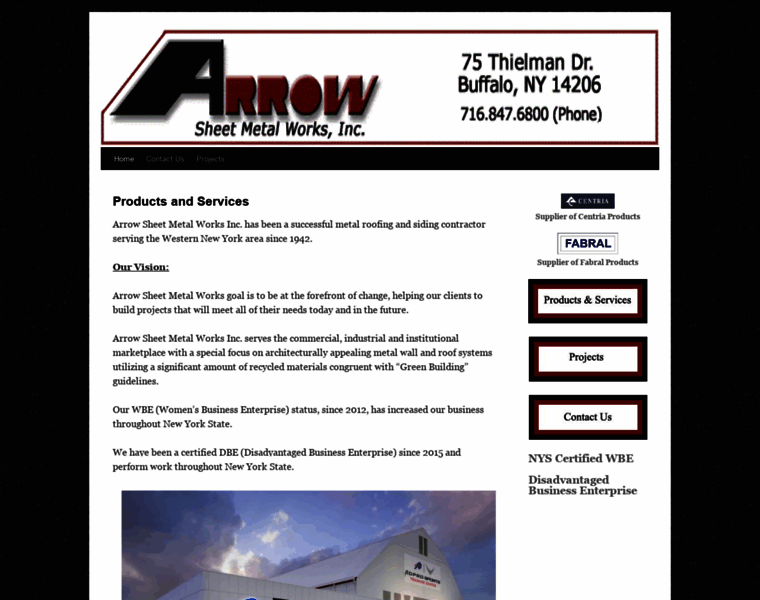 Arrow-sheetmetal.com thumbnail