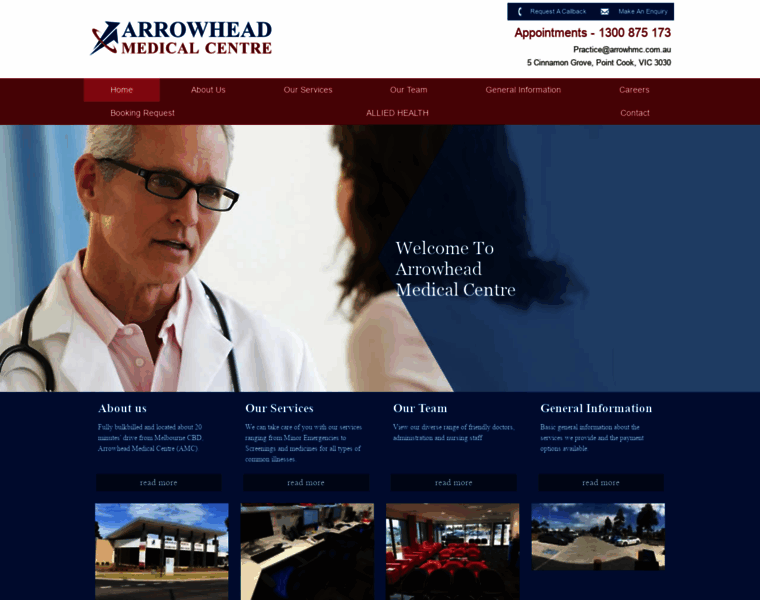 Arrowheadmedicalcentre.com.au thumbnail