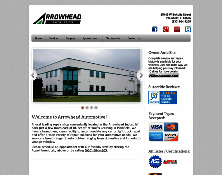 Arrowheadplainfield.com thumbnail
