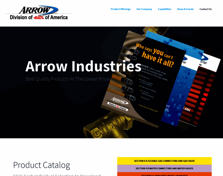 Arrowindustries.com thumbnail