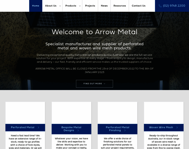 Arrowmetal.com.au thumbnail