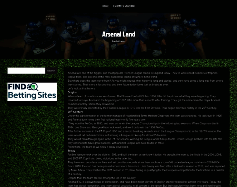 Arsenal-land.co.uk thumbnail