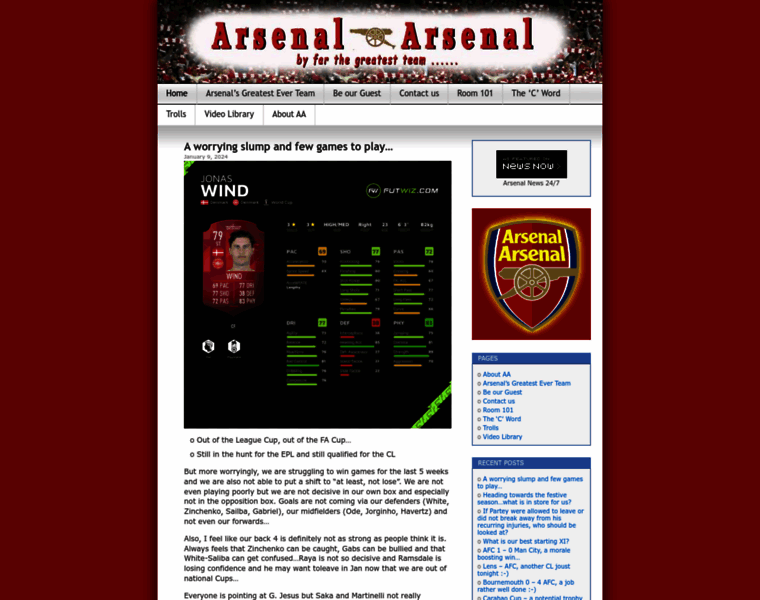 Arsenalarsenal.net thumbnail