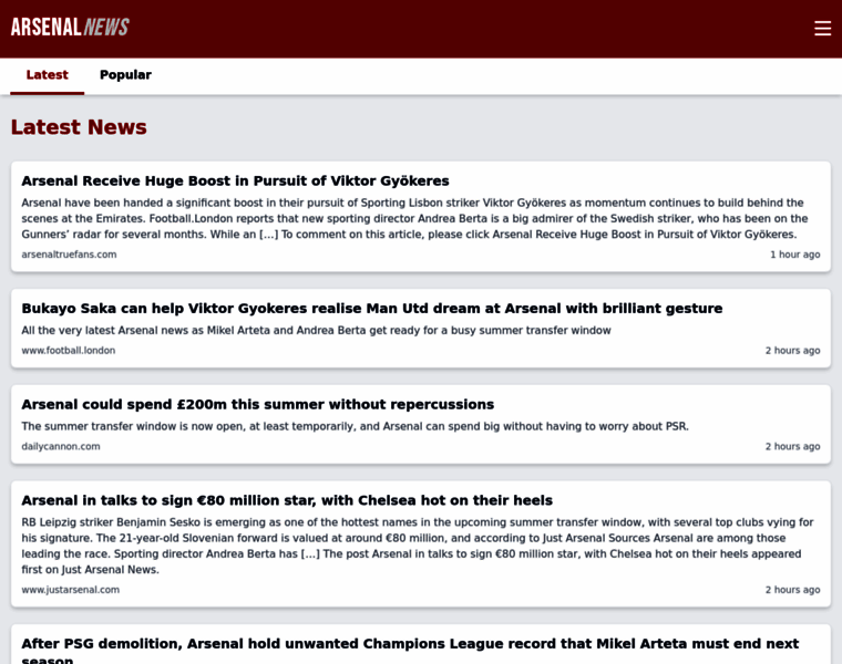 Arsenalnews.net thumbnail