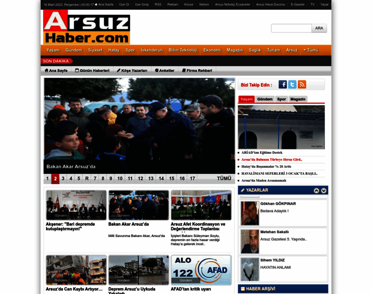 Arsuzhaber.com thumbnail