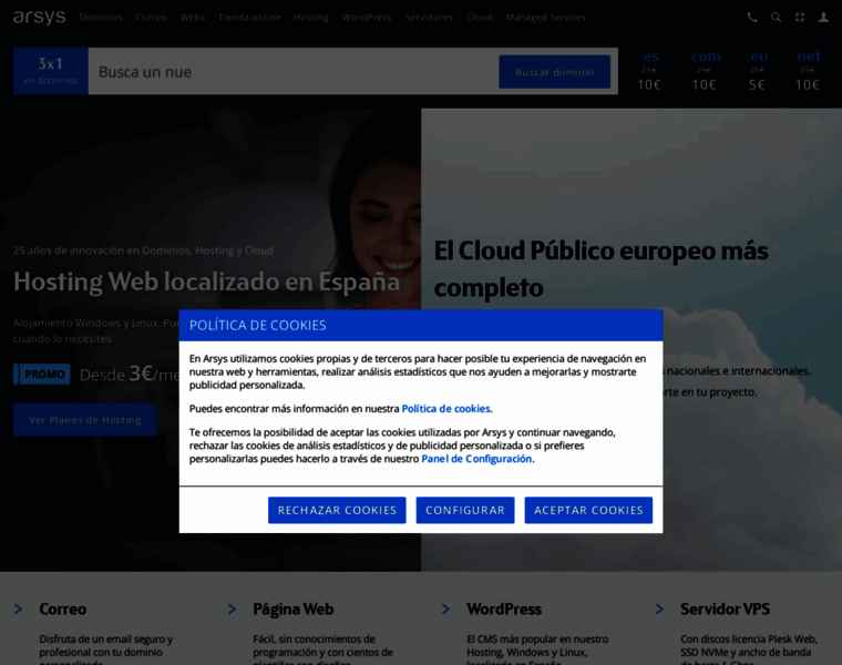 Arsys.es thumbnail