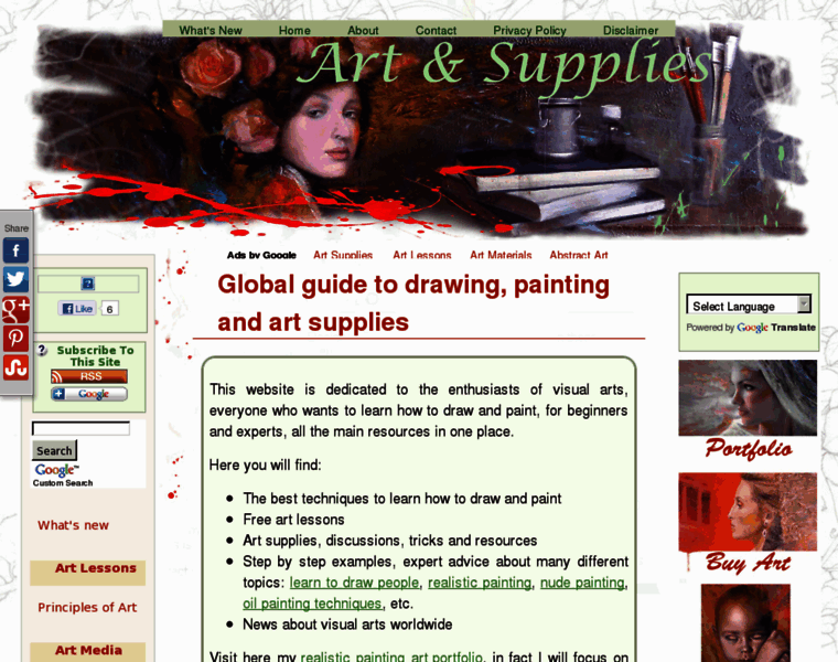 Art-and-supplies.com thumbnail