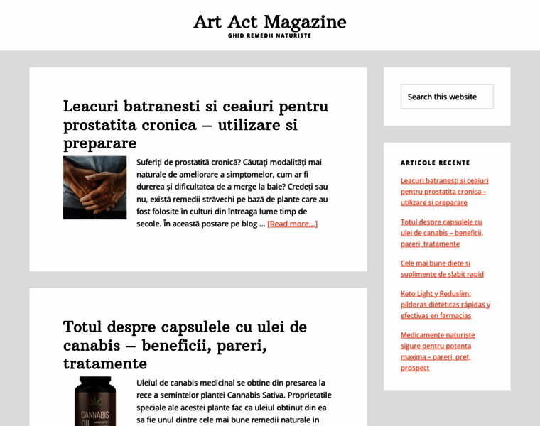 Artactmagazine.ro thumbnail