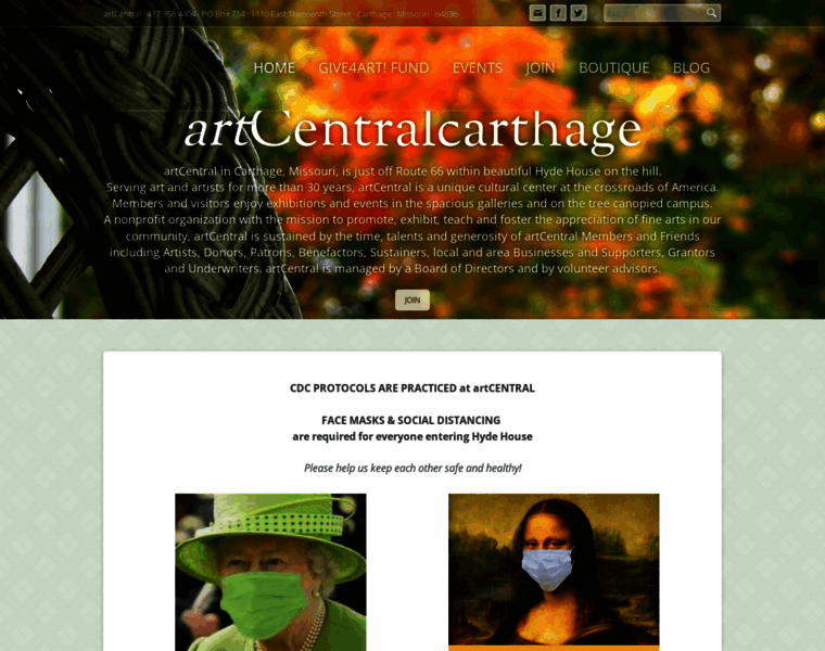 Artcentralcarthage.org thumbnail