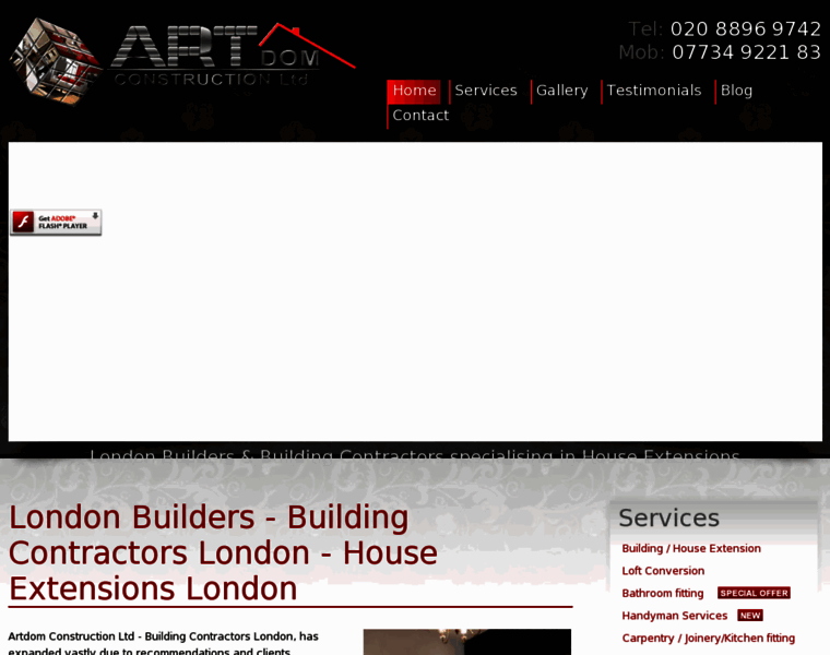 Artdomconstruction.co.uk thumbnail