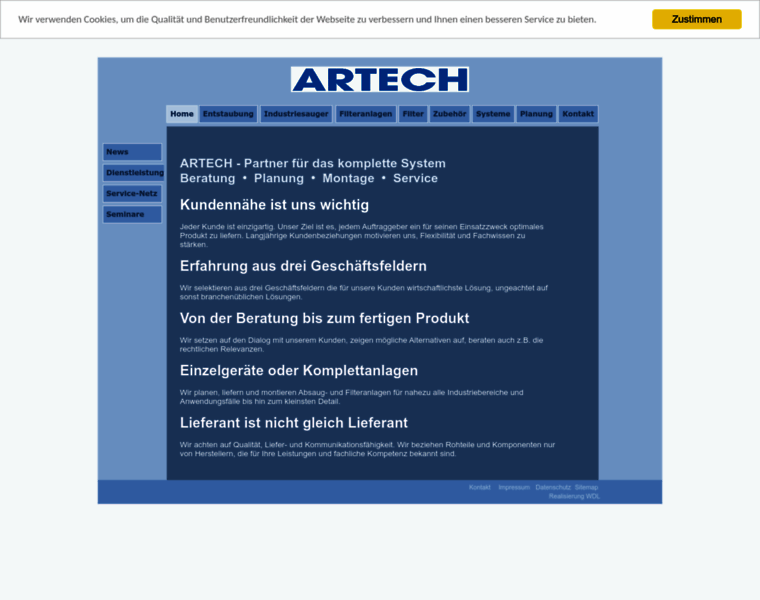 Artech-saugtechnik.eu thumbnail