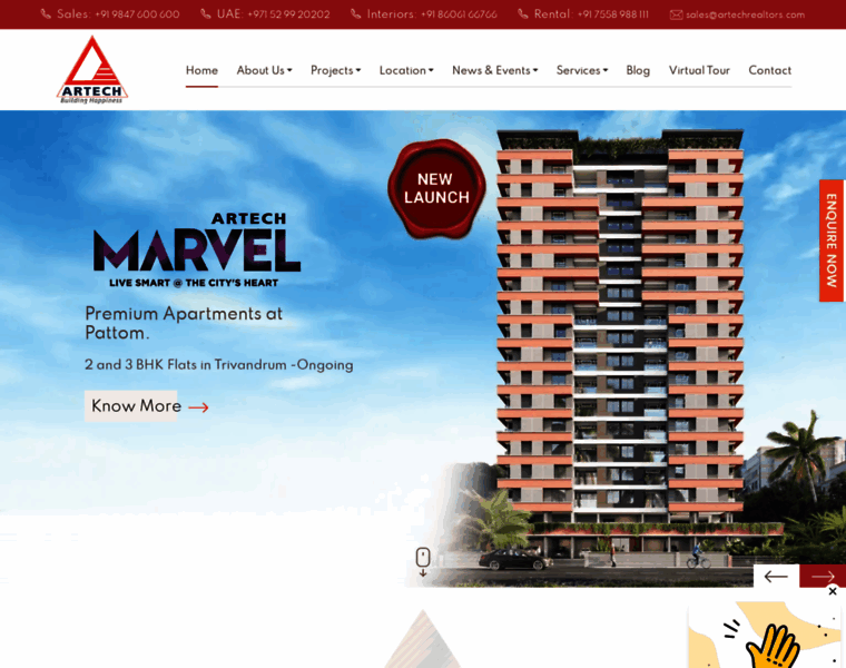 Artechrealtors.com thumbnail