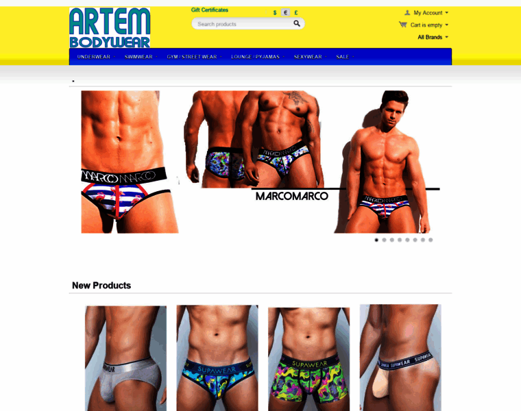 Artembodywear.com thumbnail