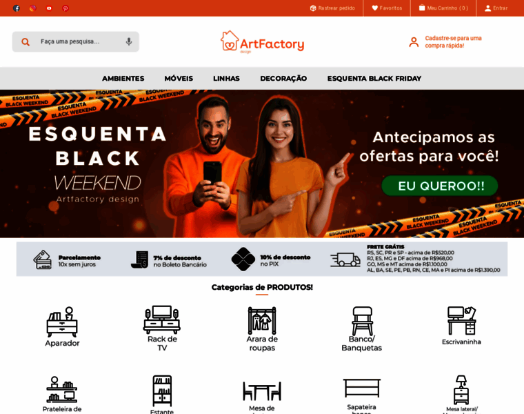 Artfactorydesign.com.br thumbnail